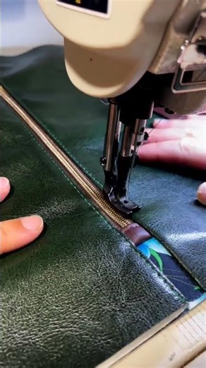 Sewing: Leather Zipper Sewing Techniques