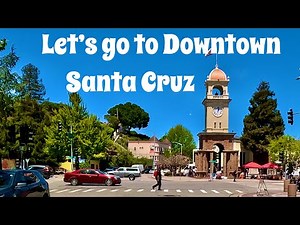 Santa Cruz Downtown, Pacific Garden Mall, Explore Downtown, Bike from Santa Cruz Boardwalk and Wharf