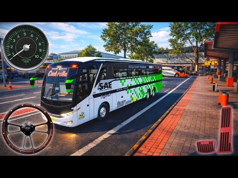 Brazil Coach Bus Simulator | Realistic City Bus Driving & Traffic | Android Gameplay