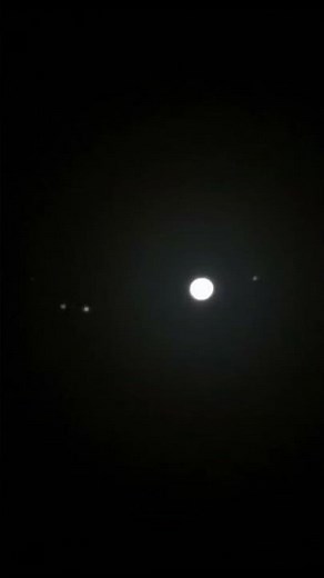 Jupiter moons in Motion TimeLapse