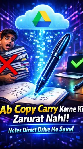 Ye Pen Future Se Aaya Hai? 😱 Notes Seedha Drive Me Save!