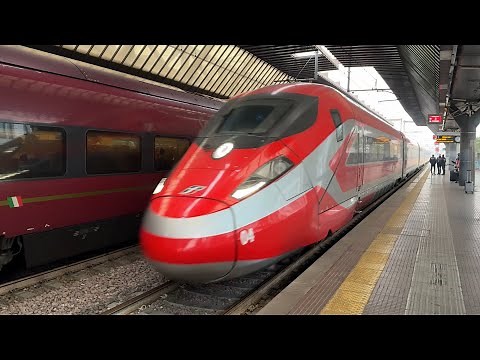 INCREDIBLE FRECCIAROSSA 1000! HIGH SPEED TRAIN RIDE AT 300KM/H FROM MILANO ROGOREDO TO REGGIO EMILIA