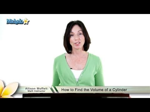 How to Find the Volume of a Cylinder