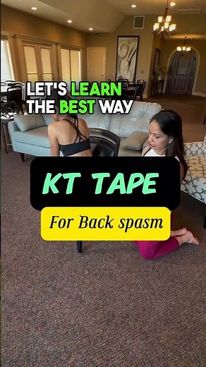 Proper Way to Apply KT Tape for Back Spasms