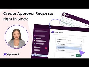 Create approval requests right in Slack 😊