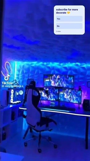 crazy decorative room with led lights strips