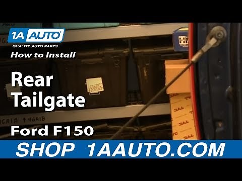 How To Replace Rear Tailgate 04-13 Ford F-150