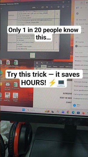 Turn Any Screenshot Into Text Fast — Save Time! ⌨️#ChromeTips #SpeedUpPC #TechHacks #MakePCFaster#ai