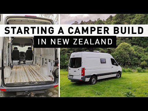 DIY Camper Van to Travel AND Work | Van Conversion Part 1