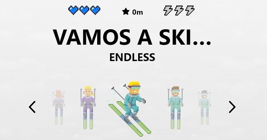 Microsoft Edge añade juego oculto de esquí para jugar sin conexión