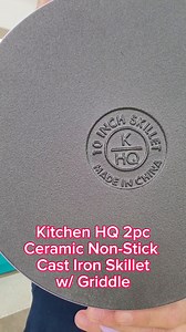 2.5K views · 25 reactions | For the dad who brings the heat in the kitchen – gift him the ultimate duo with the nonstick cast iron skillet and griddle!‍ Shop here: https://bit.ly/4dHXBVm #LoveHSN | HSN | Facebook
