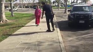 Call it copscotch—California cop plays hopscotch with homeless 11-year-old girl: http://nydn.us/1X0qE7J | New York Daily News