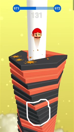 #34 Max Speed SMASH! Stack Ball 3D Insane Levels Gameplay #gaming #shortlive