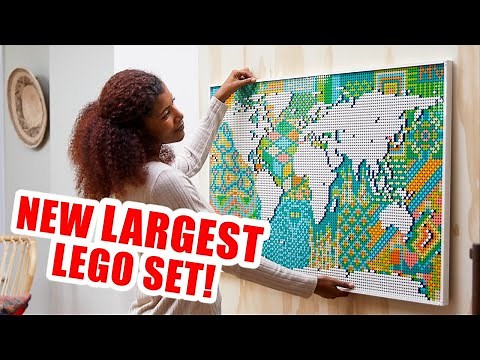 LEGO Unveils Huge World Map Set with 11,700 Pieces!