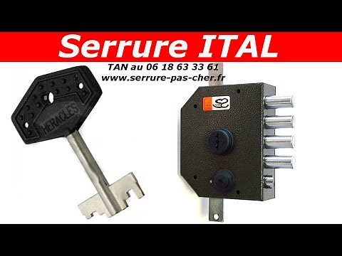 TUTO : comment changer une serrure Ital Serrature ?