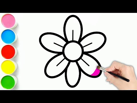 HOW To DRAW A Flower | Flower Drawing Easy | Flower drawing || Draw Beautiful Flower