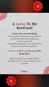A letter to my Bestfriend 💌❤️ #bestfriends #friendship #friendshipgoals #friendsforever | Inspiring Messages