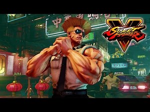 Street Fighter 5 - Guile Story Mode Walkthrough @ 1080p (60fps) HD ✔