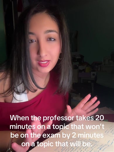 Can anyone relate? Got a professor that spends half the lecture on a topic then says “but this won’t be on the exam, just thought you should know this” and then MARKS what will be on the exam but won’t explain it and tells us after that it will be on the exam. #studentlife #studenttok #relatable