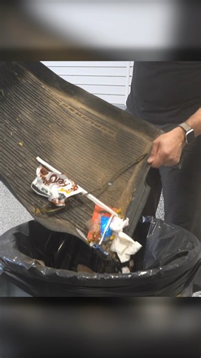 Cleaning a Floor Mat Covered In Hairballs! | The Detail Geek