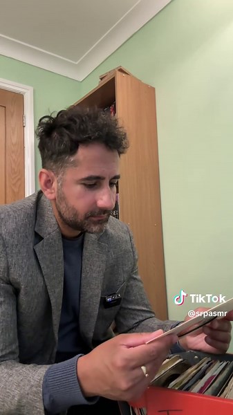 Vinyl ASMR Unboxing Experience and Mouth Sounds