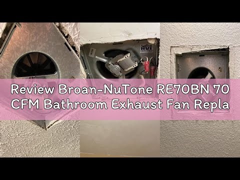 Review Broan-NuTone RE70BN 70 CFM Bathroom Exhaust Fan Replacement Motor Kit, Easy DIY Replacement M