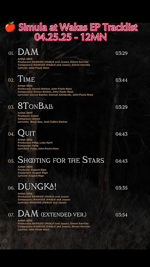 SB19 SaW EP Tracklist Revealed