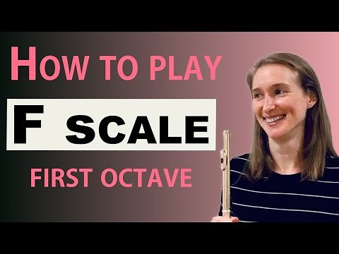 How to play F scale on flute