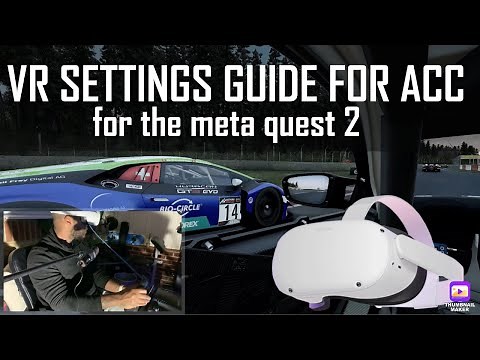 *EXELLENT* VR Settings for Assetto Corsa Competizione (Oculus Quest 2)