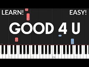 Good 4 U - Olivia Rodrigo | EASY Piano Tutorial