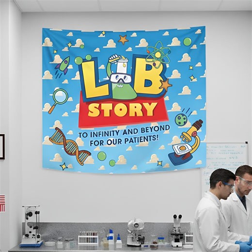 Lab Week 2026 Tapestry Decor, Medical Lab Tech Clinic Decor, Lab Week Banner Decoration Laboratory Office Patient Care Tech Lab Week MLS MLT - Etsy