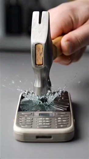 “What can be smashed with a hammer? We tried a few things!