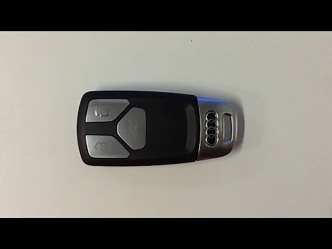 VERVANGING batterij sleutel Audi A4,A5,Q5,Q7!