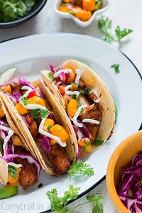 Easy Tilapia Fish Taco Recipe with Mango Salsa (Video)