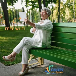 Anywhere inside or right outside the library, you can use our free wi-fi —24/7! #freewifi #publicservice Learn more about all of our services at: https://eols.org/library-services | Muskogee Public Library | Facebook