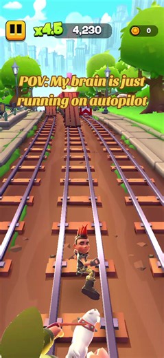 POV: Brain on Autopilot — Free Fall SubwaySurfers Motivation
