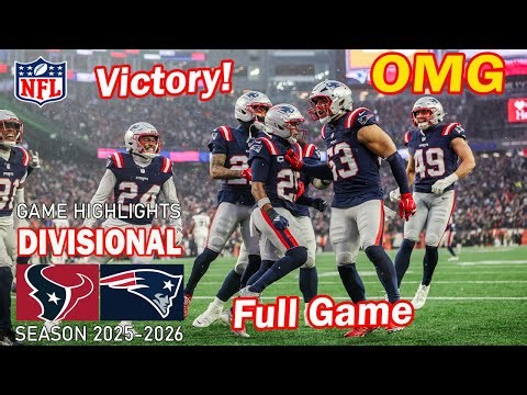 PATRIOTS vs TEXANS [FULL GAME] Highlights | AFC Divisional | NFL Playoff 2025-2026