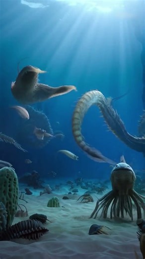 Alien Ocean: Life in the Cambrian Seas 🌊 #dinosaur #fantasy #scifi