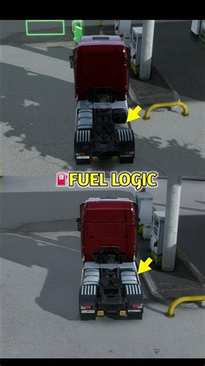 ⛽️ FUEL LOGIC - #truckersofeurope3 #shorts