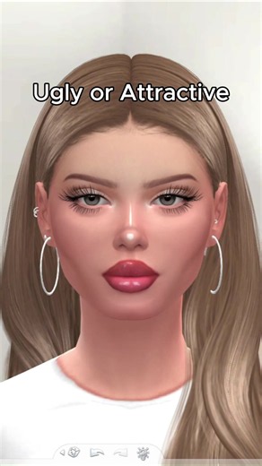 Are you surprised? 🎀 #sims4 #simscc #fypp #makeup | sims 4
