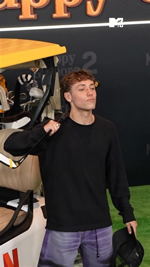 MTV UK on Instagram: "Ethan Cutkosky 🤝 playing a son in a chaotic family. Ethan plays Wayne, Happy’s son in Happy Gilmore 2, on Netflix now! #EthanCutkosky #HappyGilmore #HappyGilmore2 #CarlGallagher #MTVCeleb"