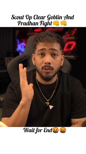 Scout Op Clear Goblin And Pradhan Fight👊🤬#bgmi#pubgmobile#scout#goblin#shorts#ytshorts