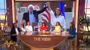 SANDERS, AOC'S MESSAGE MEETING THE MOMENT? #TheView co-hosts react to progressive Democrats Sen. Bernie Sanders and Rep. Alexandria Ocasio-Cortez drawing large crowds at rallies over the weekend. | The View