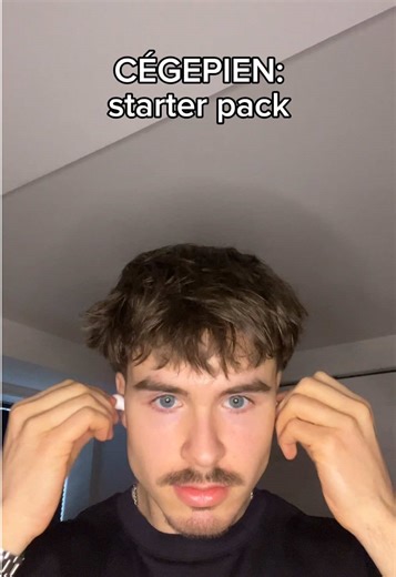 Cégepien starter pack ⚠️ Attention, il ne s'agit pas de conseils, cette vidéo est publiée à des fins humoristiques.