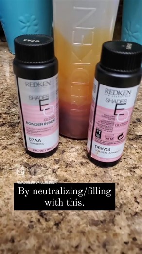✅️@Redken Shades EQ Gloss because we don't need lift, only deposit ✅️08WG = brown to tan yellow/orange to add back pigmentation and warmth ✅️07AA = brown to tan orange/red to neutralize strong blue tones • • • #stylist #imageissalon #imageis #huntvalley #timonium #marylandhairstylist #baltimorehairstylist #redken #redkenready #redkenelite #redkencolor #redkencertifiedcolorist #redkenhaircolorcertified #redkenartist #shadeseq #color #colorformula #colorformulation #colorcorrection #correctivecolo
