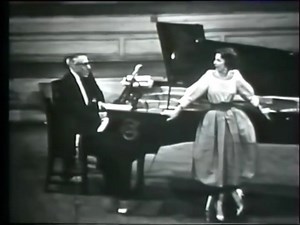 A seldom-seen video of Francis Poulenc simultaneously singing and playing the piano during a concert he performed with French soprano Denise Duval #francispoulenc | History of Music