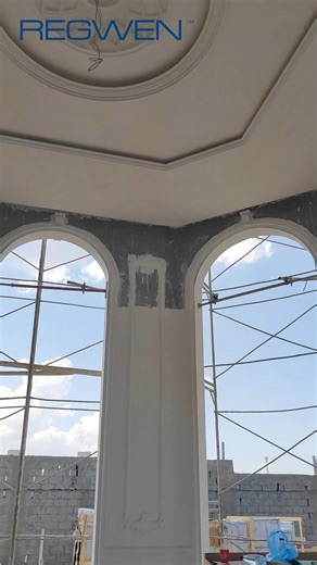 Zhejiang Ruiguan Doors & Windows Co., Ltd. on Instagram: "On-site installation of custom arched aluminum windows for a private villa in the Middle East. ✔️ Fully customized arched design ✔️ Clean installation & precise fitting ✔️ Perfect for luxury residential projects Ideal for villas and high-end homes. 💬 Message us for customization. #ArchedWindows #VillaDesign #CustomWindows #MiddleEastProjects #AluminumWindows"