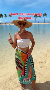 28K views · 219 reactions | Here’s a fun romper that you can make from a sarong! It will make a fun beach outfit! What do you think ? #sarong #pareo #beachwear #beachfashion #vacationoutfits #summeroutfits #resortwear #resortfashion | Blonde Beach Vibes | Facebook