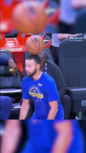 Steph Curry’s trick shot masterclass 🧠 | NBC Sports Bay Area
