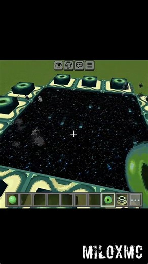 How to make a portal to the End #minecraftpe